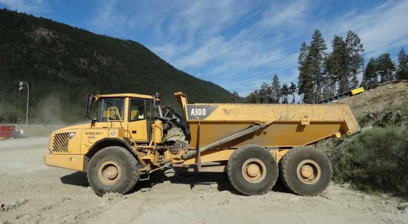 2006-Volvo-A30D-Articulated-End-Dumps-FOR RENT KELOWNA