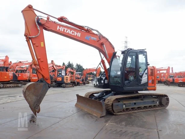 2020 HITACHI ZX135US-6 13616 side front view